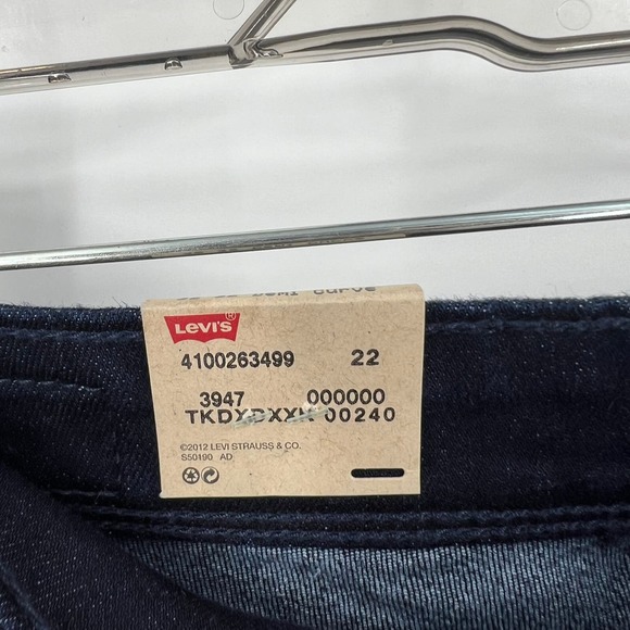 Levi's Demi Curve Low Rise Skinny Jeans Medium Wash Women's 15 / 32 NEW NWT - Picture 7 of 9